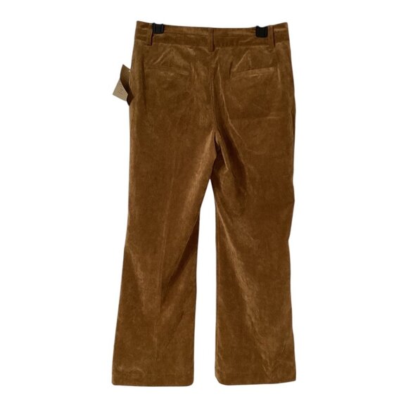 NWT Coldwater Creek Bootcut Brown Whisper Corduroy Trouser Pants Size 10 Petite - Picture 2 of 8